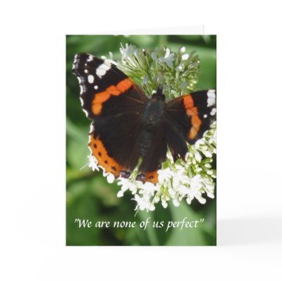 "We are none of us perfect..." Greeting Cards by MaryMcandrew