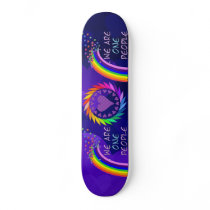 We Are One Custom Skate Board