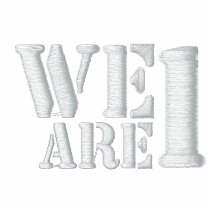 we are one embroidered shirts