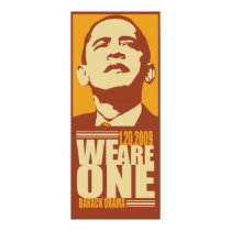 We Are One - Inauguration Poster posters by VoteObama We Are One - Inauguration Poster posters