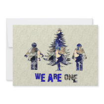 We Are One Custom Invitations