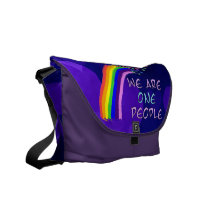 We Are One Messenger Bags
