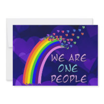 We Are One People Invites