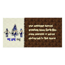 We Are One Custom Photo Card