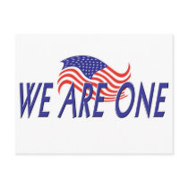 WE ARE ONE President Obama Inauguration Concert postcards by Obama_Keepsakes WE ARE ONE President Obama Inauguration Concert postcards