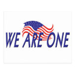 WE ARE ONE President Obama Inauguration Concert Postcard