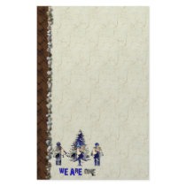 We Are One Personalized Stationery
