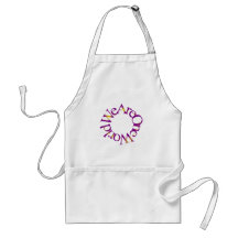 We Are One World (Purple) Apron