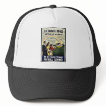 We Are Saving Through Payroll Savings hats by ww2posters We Are Saving Through Payroll Savings hats