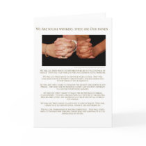 We Are Social Workers Card