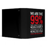 We are the 99% - 99 percent occupy wall street binders