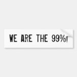 We are the 99%! bumper sticker