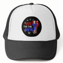 We are the 99 fist on 30 items trucker hat