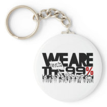 We Are The 99% - Occupy Wall-Street Keychain