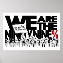 We Are The 99% - Occupy Wall-Street Posters