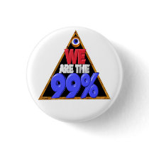 We are the 99% Occupy wall street protest Pinback Buttons