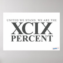 We Are the 99 percent Poster