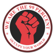We Are The 99 Percent stickers