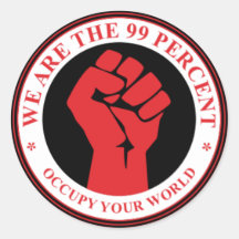 We Are The 99 Percent stickers