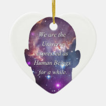 We are the Universe Christmas Tree Ornament