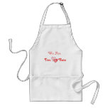We Are Two Cute - Hearts aprons