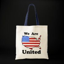 We Are United Tote Bag bags