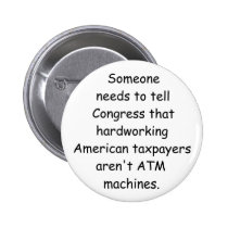We Aren't  ATMs button buttons
