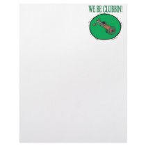 We Be Clubbin Customized Letterhead