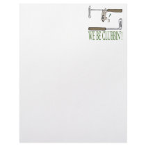 We Be Clubbin Letterhead Template