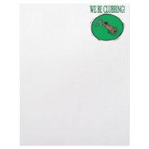 We Be Clubbing Letterhead Design