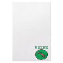 We Be Clubbing Stationery