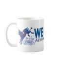 We Can Blue Donkey Kick Mug 