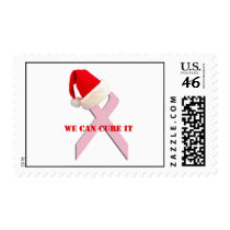We Can Cure It Christmas Postage