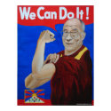 We Can Do It! - Dalai Lama Poster posters by chadwickandspector We Can Do It! - Dalai Lama Poster posters