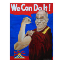 We Can Do It! - Dalai Lama Poster posters