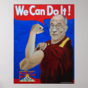 We Can Do It! - Dalai Lama Poster posters
