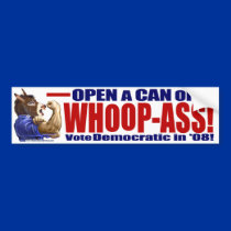 We Can Do It Donkey Bumper Sticker  bumper stickers