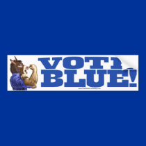 We Can Do It Donkey Bumper Sticker  bumper stickers