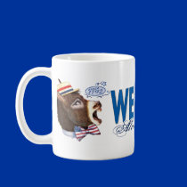 We Can Do It Donkey Head Mug by TheDemocratDonkey We Can Do It Donkey Head Mug