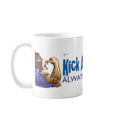 We Can Do It Donkey Mug  by TheDemocratDonkey