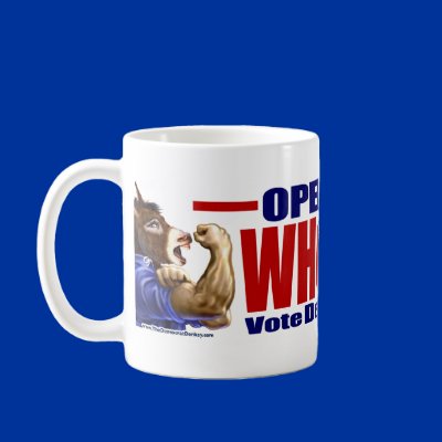We Can Do It Donkey Mug  by TheDemocratDonkey