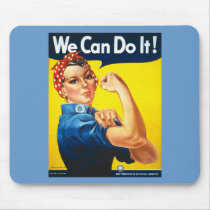 We Can Do It! Rosie the Riveter Mouse Pad