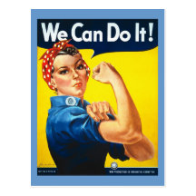 We Can Do It! Rosie the Riveter Postcard