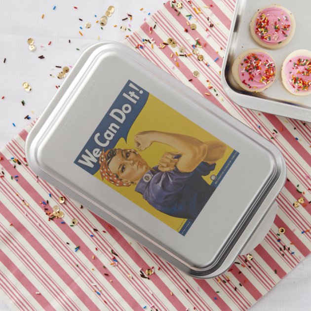 We Can Do It! #Rosie the Riveter Vintage Cake Pan-1