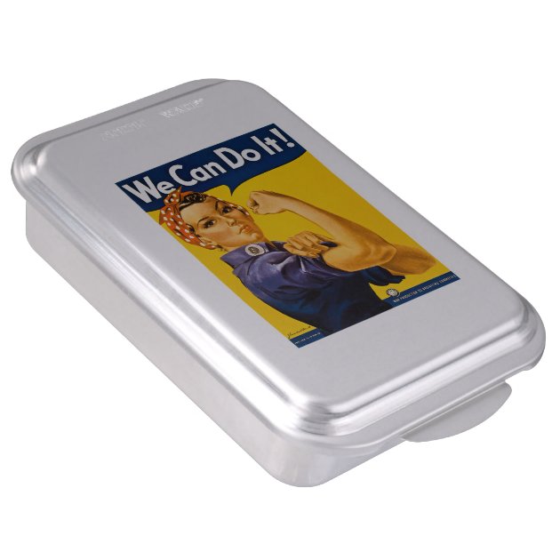 We Can Do It! #Rosie the Riveter Vintage Cake Pan-3