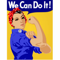 We Can Do It! Rosie The Riveter WWII Poster