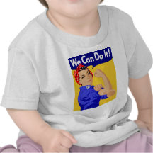 We Can Do It! Rosie The Riveter WWII Poster T Shirt