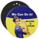 We Can Do It! Sarah Palin For Vise President Pin