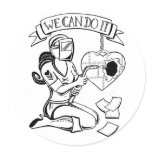 We Can Do It Sticker by Rebel Lady