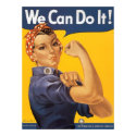 We Can Do It Vintage Print